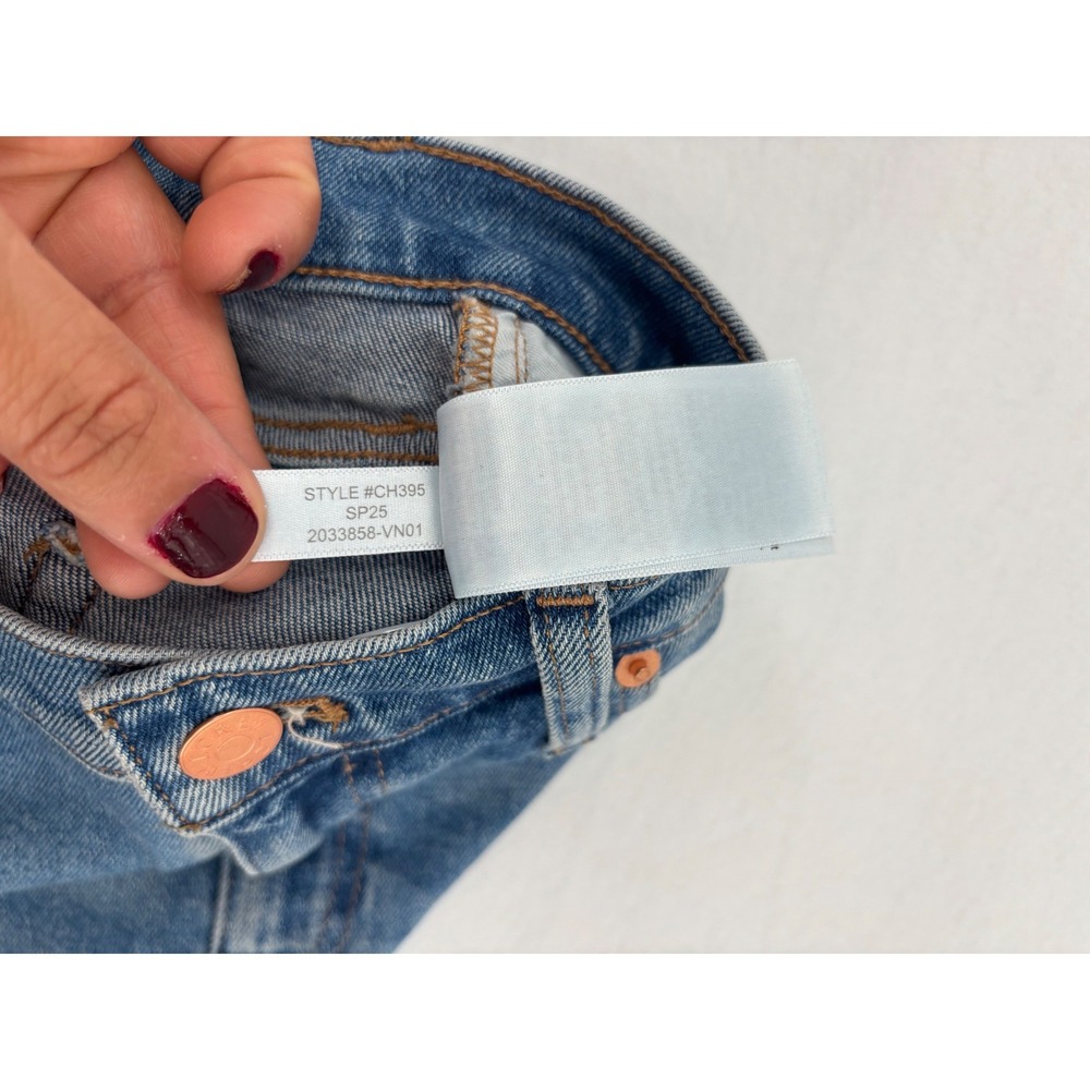 J.Crew Denim Mini Skirt Womens Size 4 Blue CH395 Casual High Rise Stretch Mini - Picture 6 of 9